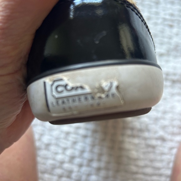 Coach 7.5 Signature C Zorra sneakers with cheetah trim. Really good shape. - Picture 5 of 12